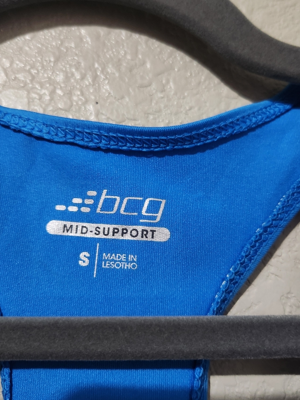BCG Blue Racerback Sports Bra - Picture 2 of 6